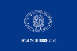 DPCM 24 ottobre 2020