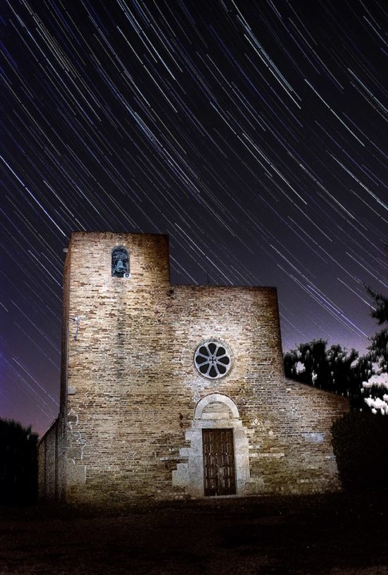 Marco Spada - Santa Maria a Vico in star trail