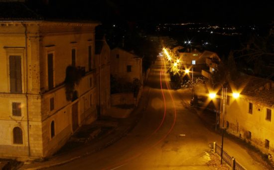 Samuele Doria - Veduta di Via Regina Margherita dal Castello