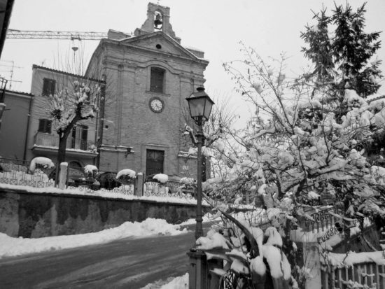 Antonio Barbieri - Chiesa Marchesale innevata