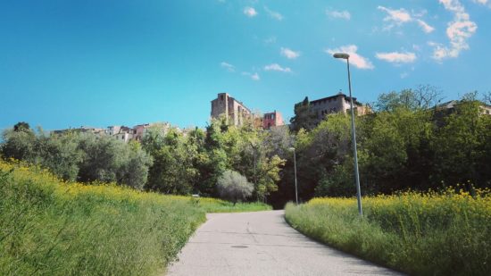 Giulia Ciccarello - Veduta del Castello da Via del Giubileo 2000